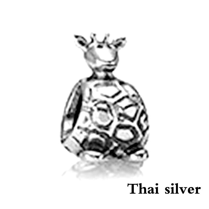 NEUE Thai Silber Retro Weihnachten Baum Schneeflocke Bär Eule Blume Liebe Perlen Clip Charme Original Begrenzte Edition Schmuck: PDLLW0461