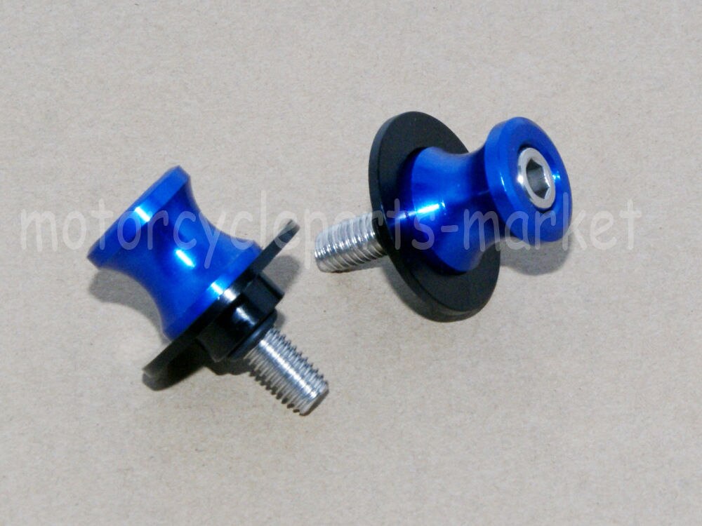 2x8 MM Motorcycle CNC Aluminium Swing Arm Paddocks Stand Spoelen Sliders Spoelen Voor Suzuki GSXR1300 Hayabusa 1999- TL1000S