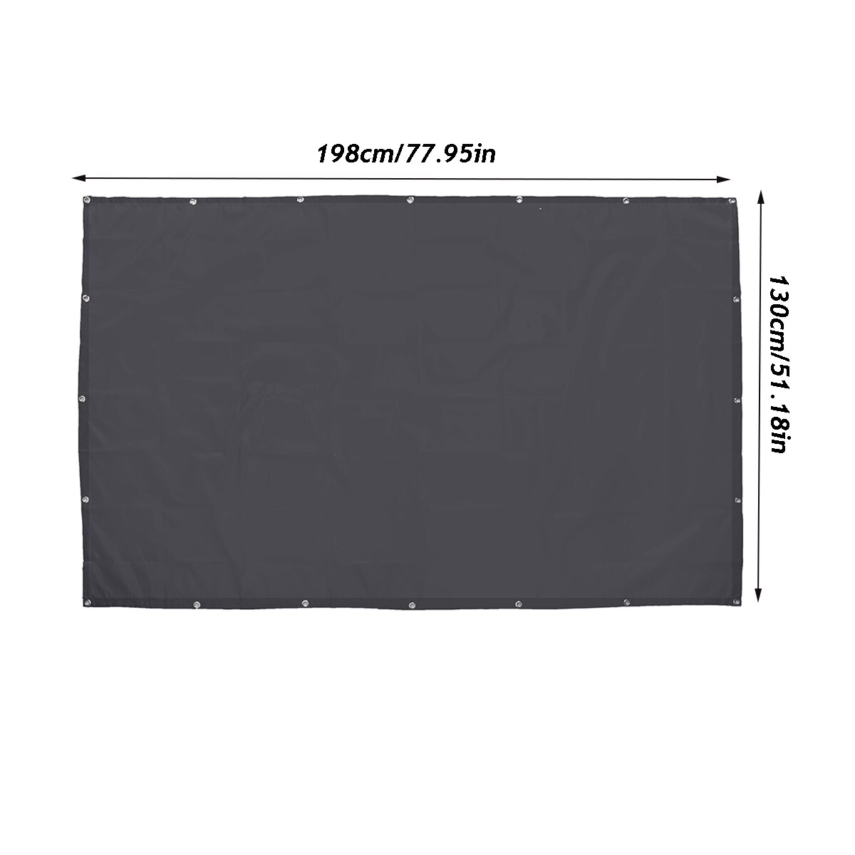 Window Blackout Blind Suction Cup Skylight Shade Folding Curtain Room Window Decor Portable Travel Sun Block Shade 198*130cm