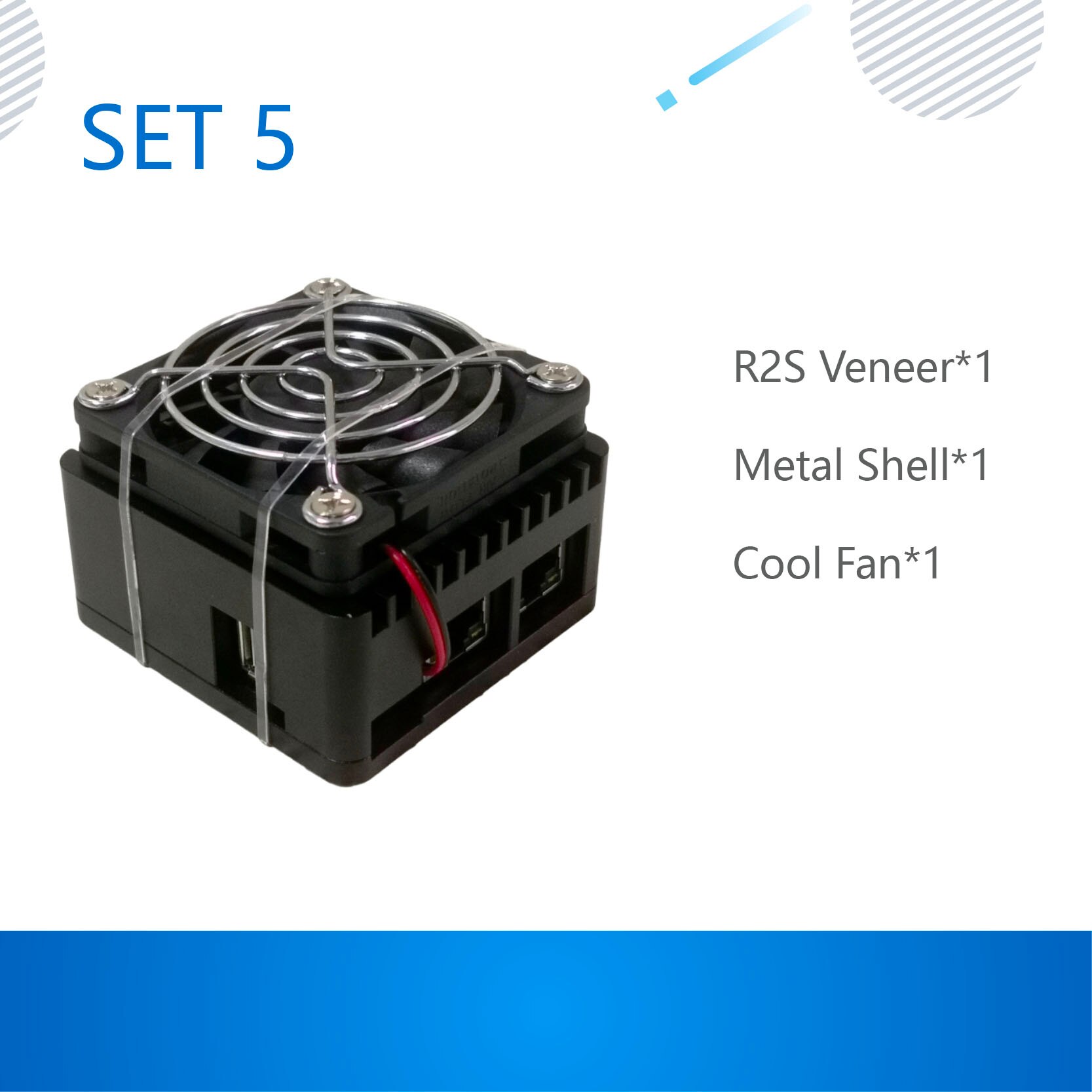 FriendlyARM NanoPi R2S GSM sistema RK3328 mini router gigabit dual Puerto 1GB de memoria de gran tamaño