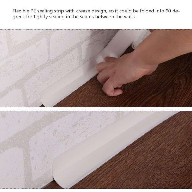 3.8cmx3.2m Self-adhesive Kitchen Bathroom Ceramic Stickers Tape Waterproof Anti-moisture Pvc Wall Corner Line Sink Sticker