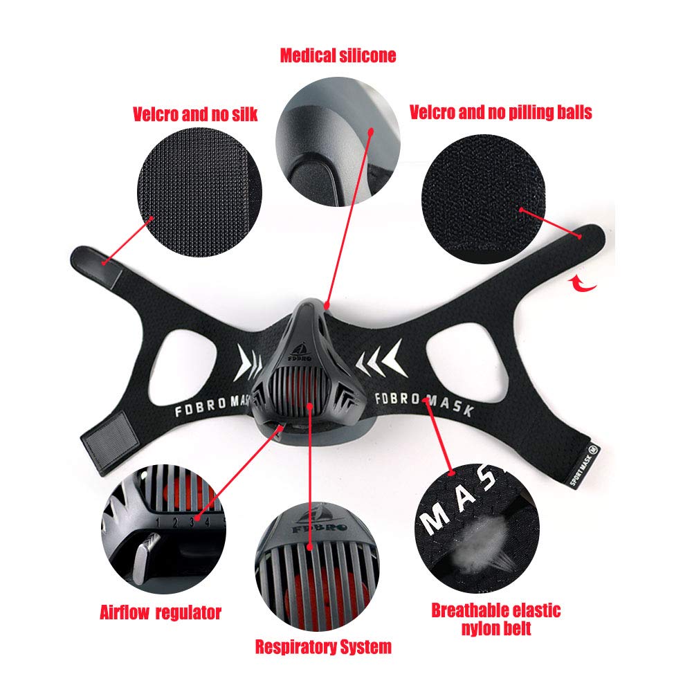 Fitness training sports mask 3.0 sports mask Fitness ,Workout ,Running , Resistance ,Elevation ,Cardio ,Endurance Mask