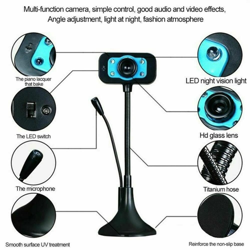 Pattern Microphone Camera Cam Computers Camera Camcorder Webcams Photography Digital Camerahd 1080p Webcam Full HD