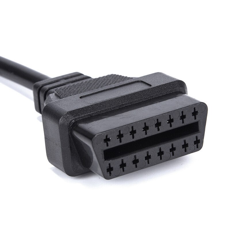 Car Diagnostic Tool OBD2 Connector Adapter for Gm 12 Pin to OBD2 16 Pin Cable Auto Scanner Adapter
