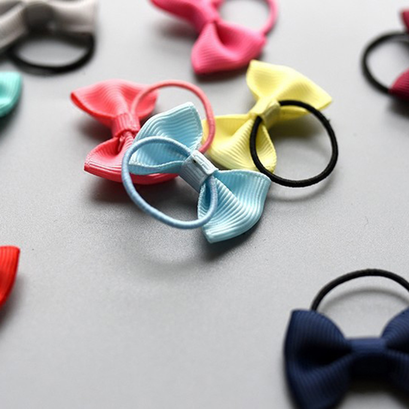 10 unids/lote niños de dibujos animados elástico cintas del pelo para bebés chica de diadema arcos accesorios para el cabello niñas