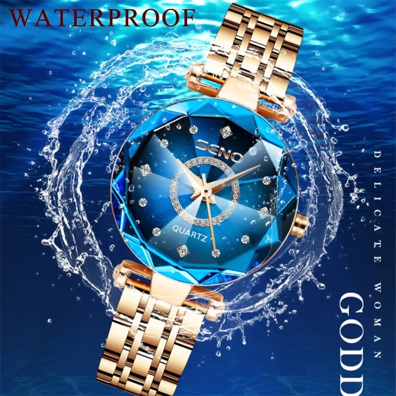Women Watch Top Brand Luxury 2022 Rose Gold Women Bracelet Watch for Ladies Wrist Watch Montre Femme Relogio Feminino