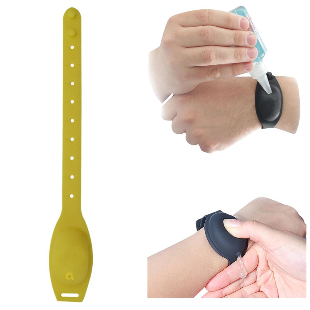 1/3PC Outdoor Adult Kid Liquid Wristband Hand Dispenser Handwash Gel With Whole Sanitizing Dispenser Bracelet Hand Bracelet: G