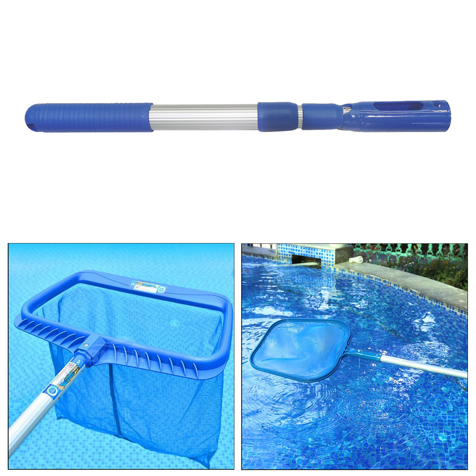 Adjustable Aluminum Spa Swimming Pool Extendable Handle Pole 90cm Durable