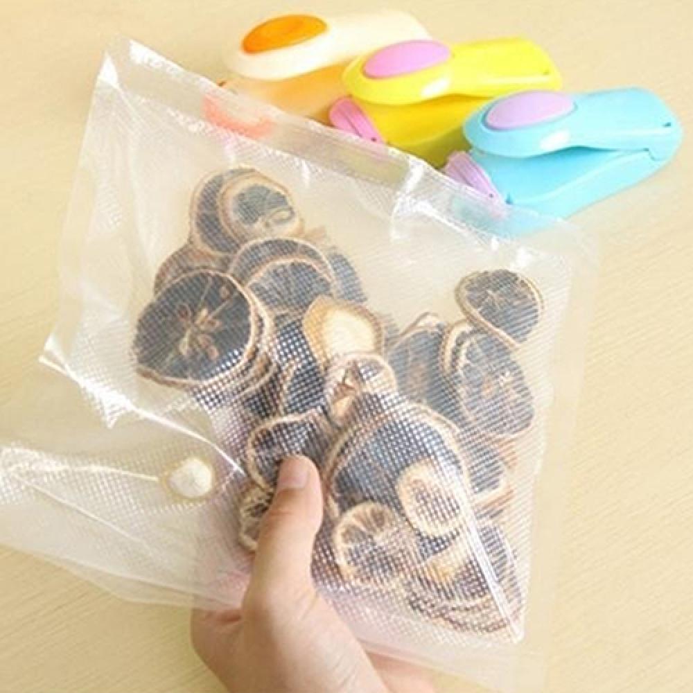 1 Pcs Mini Bag Sealer Kitchen Tools Magic Cute Heat Sealing Machine Impulse Sealer Seal Packing Sealer Plastic Bag bag clips