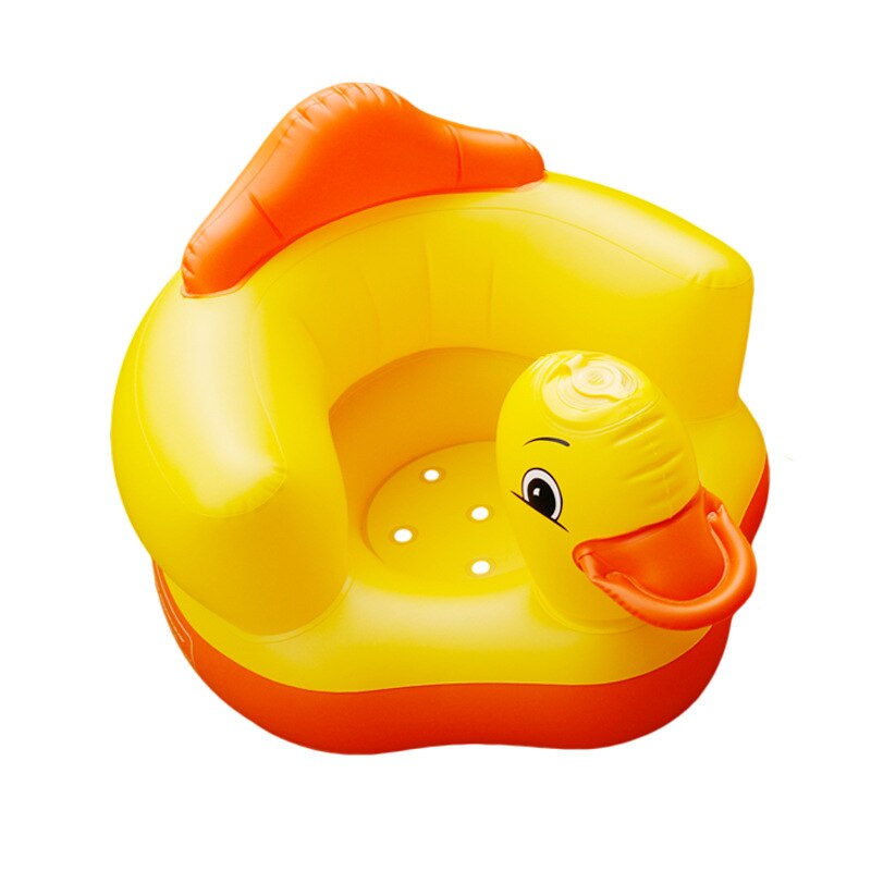 Soffa bad-pall middag barnstolar babystolar soffa matningsstol uppblåsbar liten gul anka fåtölj för babykudde sitta