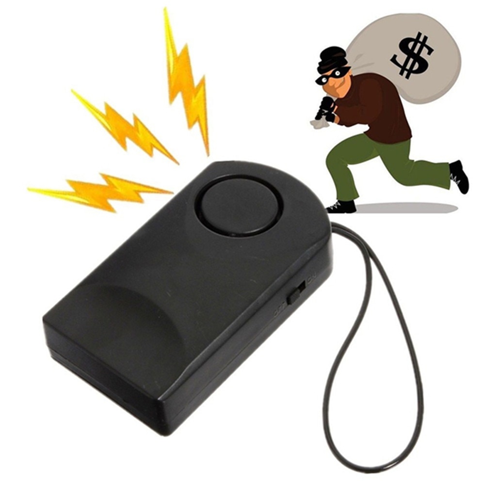 Alarma portátil con Sensor para puerta, alarma táctil de 120dB, alarma antirrobo de seguridad de puertas, sirena, para parada de puerta de seguridad de Hotel
