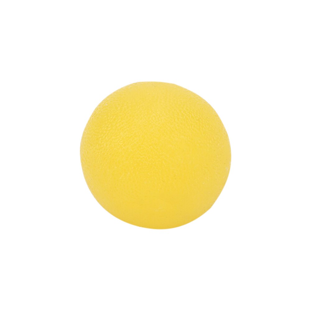 Egg Shaped Hand Exercise Balls Silicone Hand Finger Sports Massage Squeeze Stress Relief Toy for Hand Strengthening Therapy: Yellow