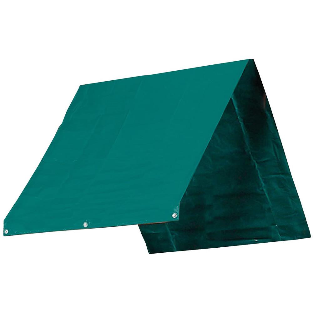 Oxford Tarp Sunshade Cradle Sunshade Outdoor Swing Canopy Replacement Shade Kids Playground Roof Waterproof Anti-UV Dust Cover: Green