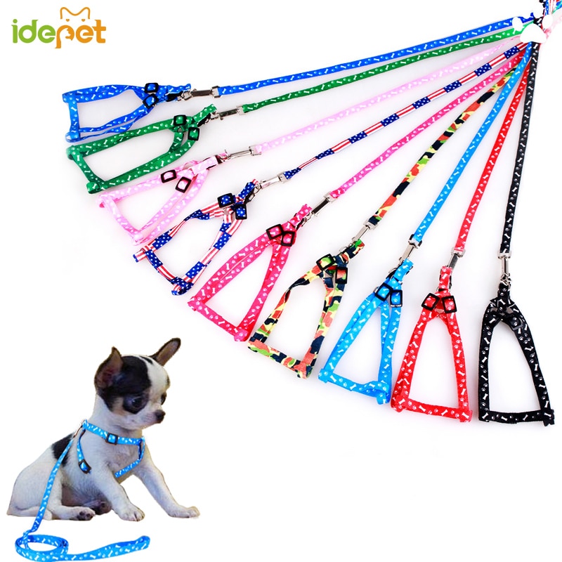 Pet Dog Leash Harness Dog Collar Cat Walking Training Leash Cats Dog Harness Collar Leash Strap Belt 45