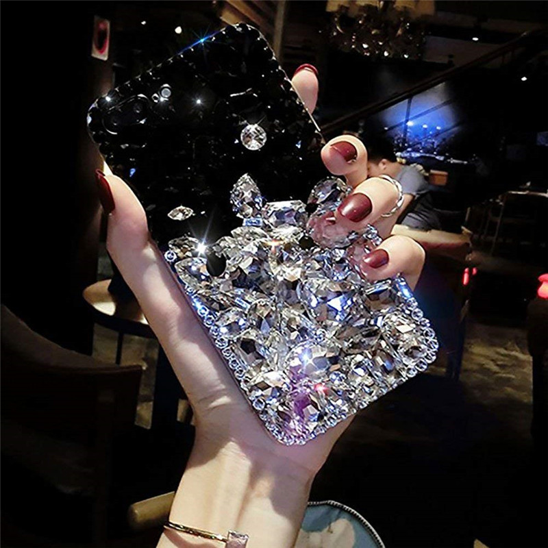 1Pcs Für Doogee N10/Y7 Fall Glitter Luxus Kristall Strass Diamant Bling TPU Telefon Fall Für Doogee N10 doogee Y7 Coque: Doogee Y7 / 9