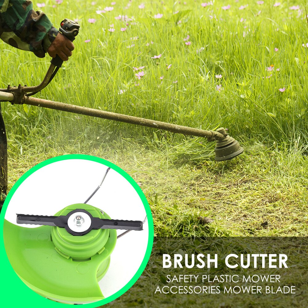 Electric Grass Trimmer Edger Lawn Mower Brush Cutter Replace Plastic Blade