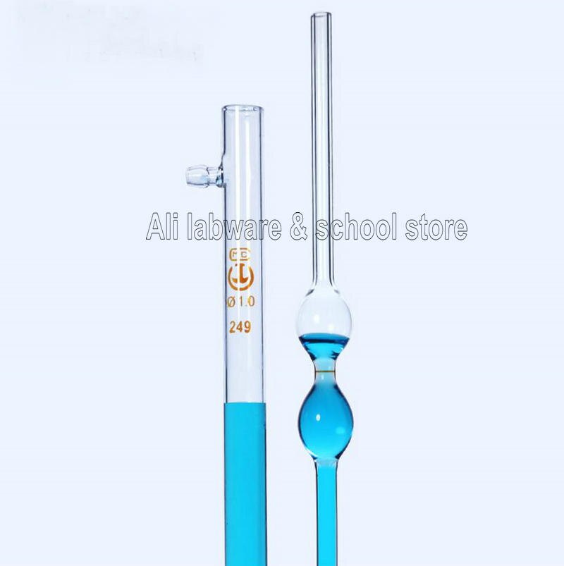 1 stuk 0.4/0.6/0.8/1.0/1.2/1.5/2.5/3.5/4/5mm glazen petroleum pinscher capillaire viscositeitsmeters