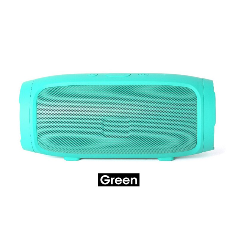 Tragbare Lautsprecher Drahtlose Bluetooth-kompatibel Subwoofer Ich bin Freien Wasserdichte Lautsprecher Stereo umgeben Unterstützung FM TF: Grün