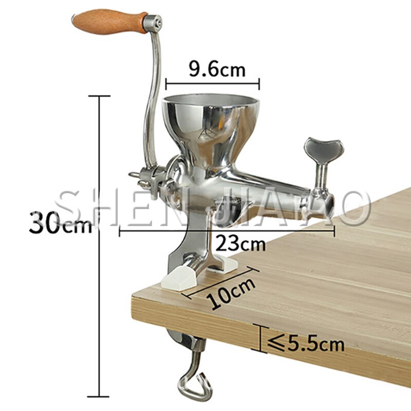 manual wheat grass seedling juicer, hand-cranked vegetable juice machine, 304 stainless steel juicer