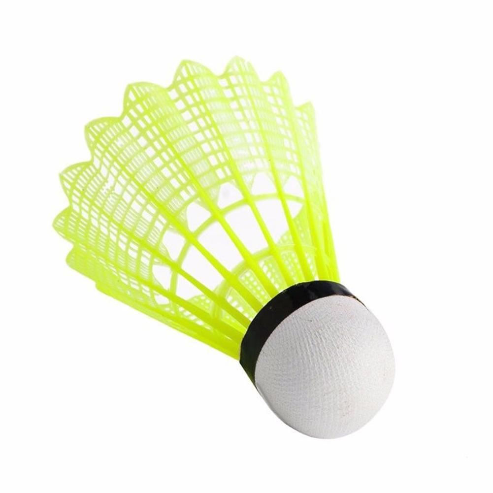 Ballon de Badminton en Nylon, 6 pièces, plume jaune, oiseaux, Sports d'intérieur et d'extérieur, entraînement
