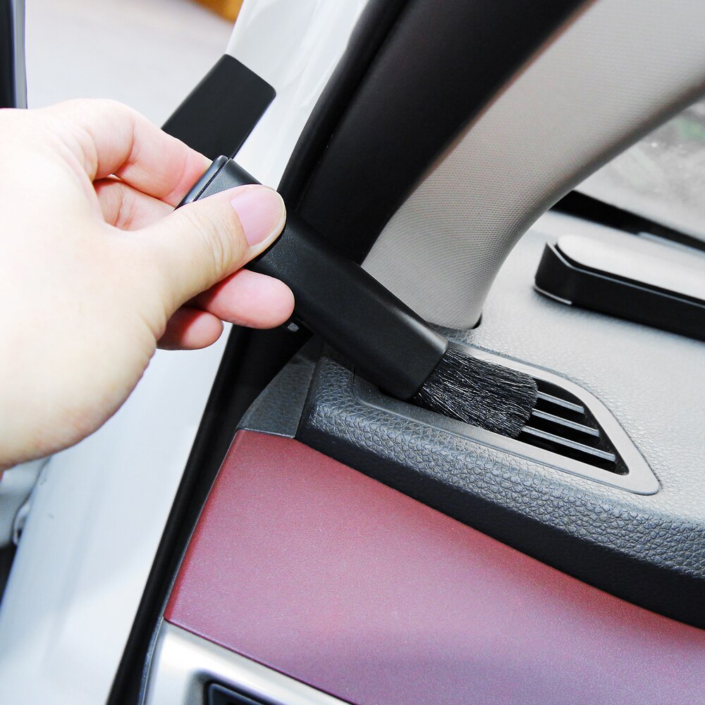 Black Car Clean Tools Brush For Mercedes Benz W211 W203 W204 W210 W124 AMG W202 CLA W212 W220 W205 W201 A Class GLA W176 CLK GLC