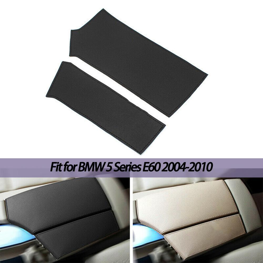 EIDRAN-Tapa de apoyabrazos L/RHD, reposabrazos central, cubierta de cuero, Protector para BMW 5 Series E60 2004 2005 2006 2007