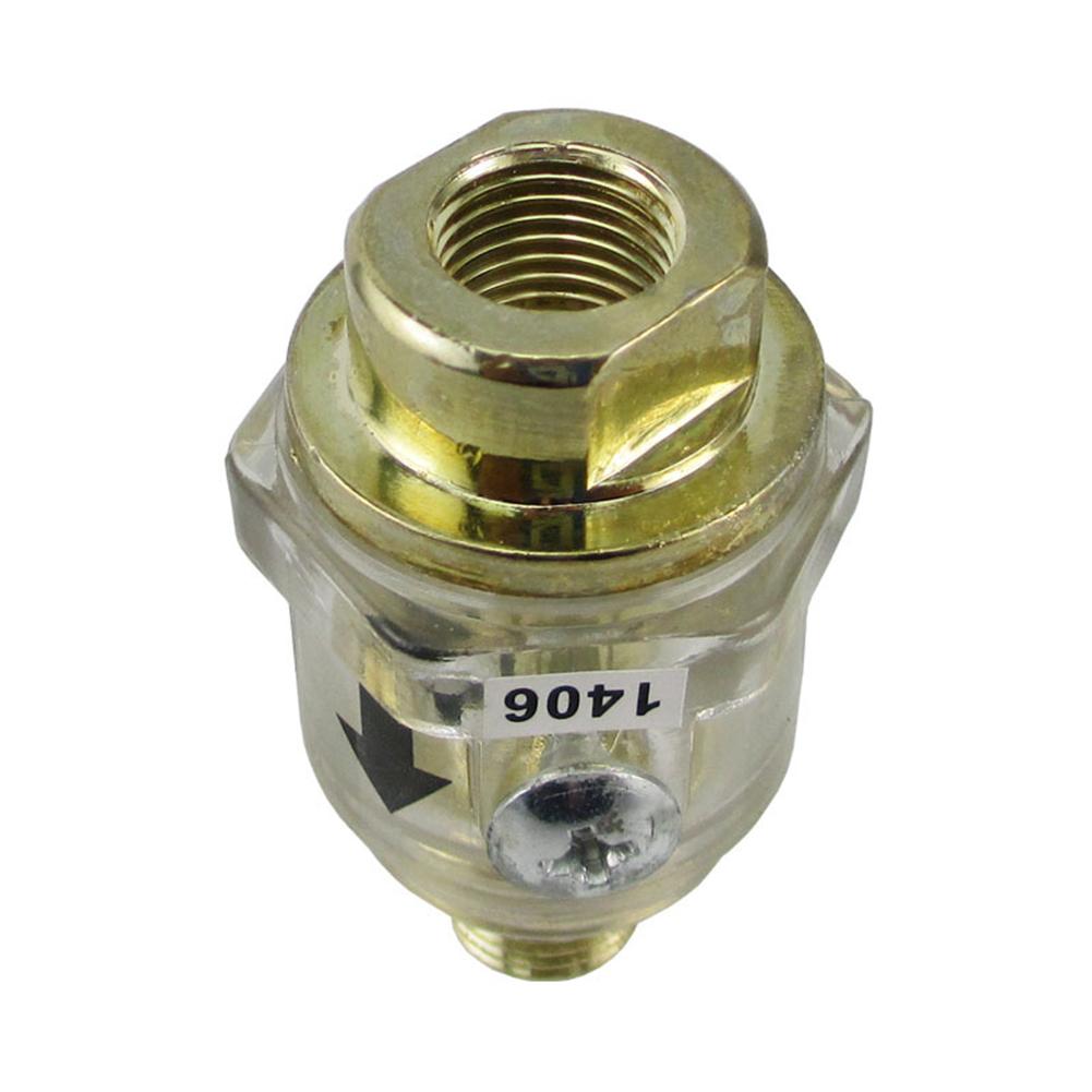 Automatic Mini In-line Oiler Lubricator Pneumatic Tool Air Compressor Pipe for intake Port of General Pneumatic Tools Hardware