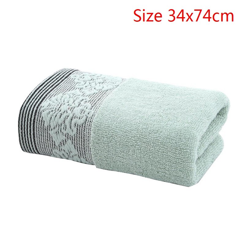 4 Colors High Absorbent Face Towel Thick Cotton Solid Bath Towel Beach Towel For Adults Quick Dry Soft