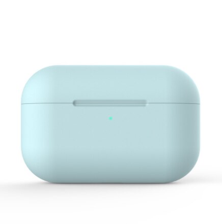 Funda de silicona para Apple Airpods Pro, funda inalámbrica con Bluetooth para Airpods 1 y 2, funda para auriculares para funda protectora de Airpods: 03 Sky Blue