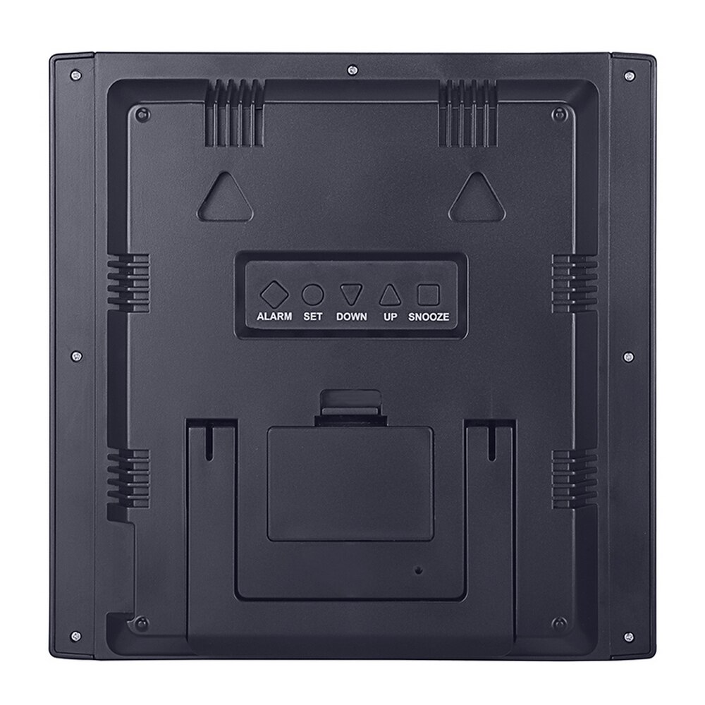 TN Digital Alarm Clock Temperature Date Display Desktop Wall Mounted Clock Decoration Thermometer Hygrometer Weather Station