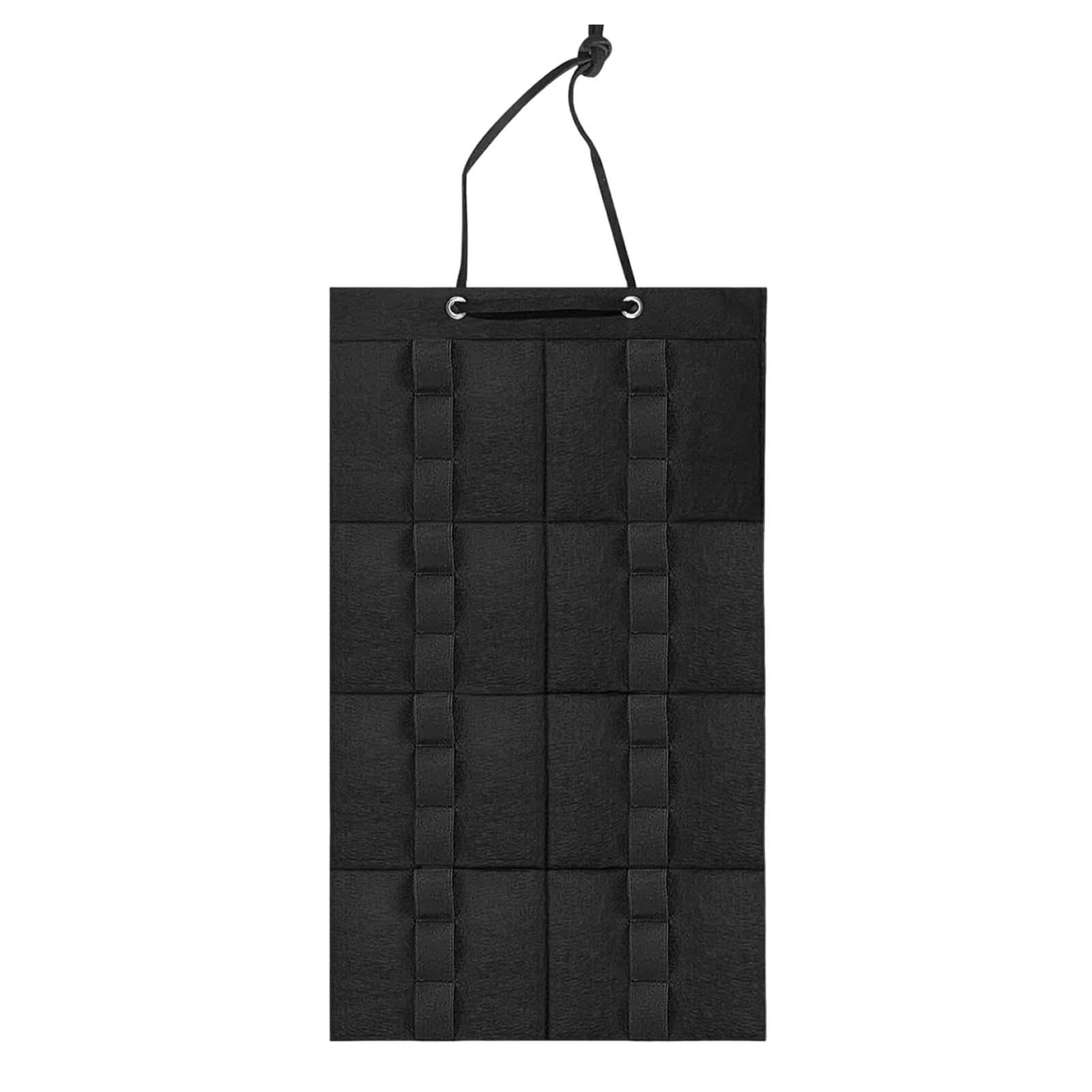Taekwondo Riem Display Muur Opknoping Karate Riem Display Rack Vilten Doek Vechtsport Riemen Organizer voor MMA Taekwondo Boksen: Black