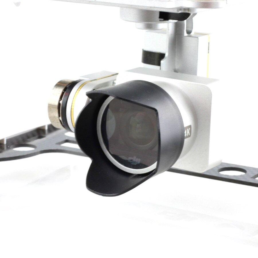 Voor Dji Phantom 4 3 Camera Zonnekap Zonnescherm Ontspiegeld Zonnekap Voor Dji Phantom 4 Phantom 3 Zwart Gimbal Lens accessoire