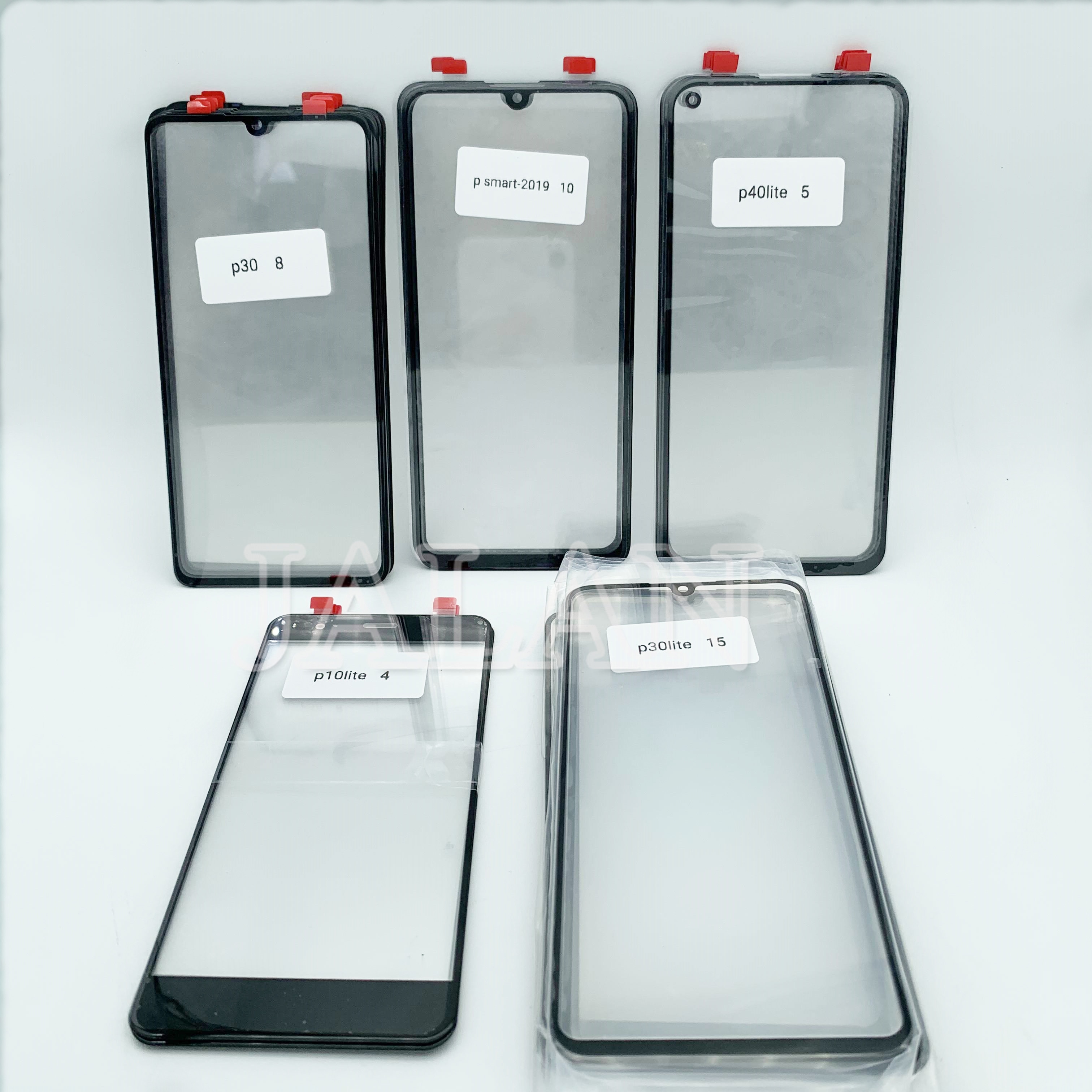 5pcs Front Glass for HUAWEI P9 P10 P30 P40 Lite P20 Pro P Smart plus P smart Z LCD Touch Screen Glass Damaged Repair