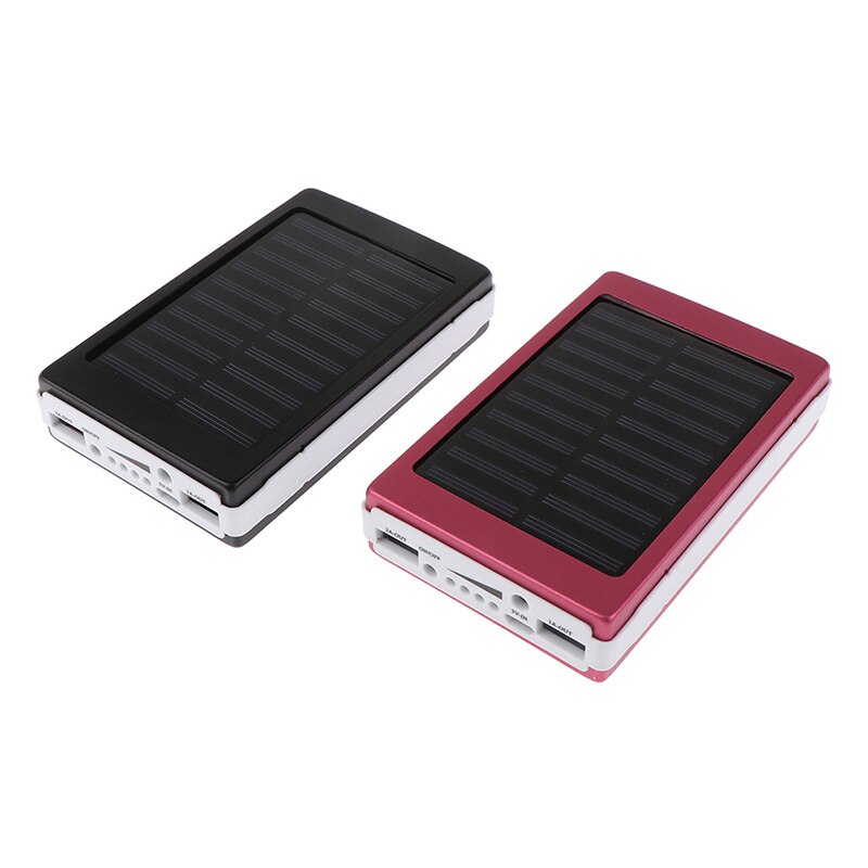 Dual Usb Led Licht 5-Cell 18650 Battery Charger Box Solar Power Bank Diy Case Kit