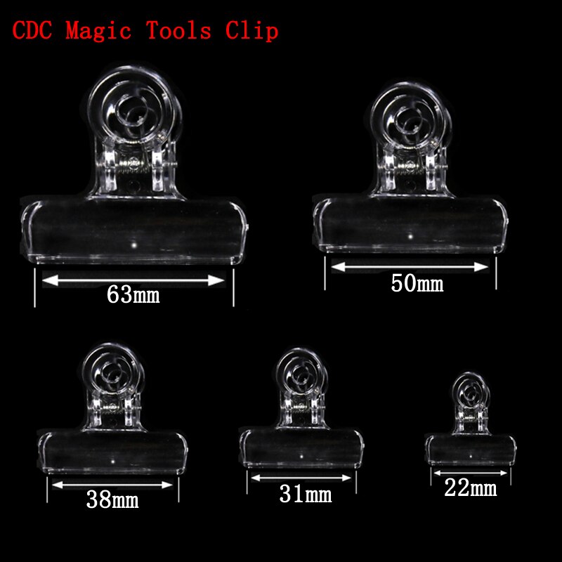 1 Set 5PCS Clear Plastic CDC Magic Tools Stacker Feather Bender Assorted Clips Dubbing Hackle Holding Tool Fly Tying Accessories