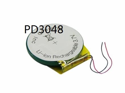 3.7 V Button batteries PD3048 3.7V 300mAh lithium battery , used for GPS lithium battery