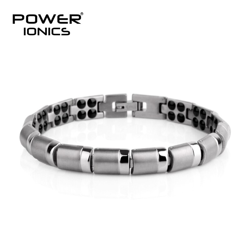 Power Ionics Titanium 99.999% Germanium Kralen Armband Balance Body Lover Vrienden Famliy Gezondheid