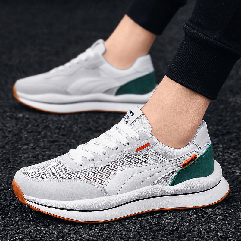 Zapatos de Golf clásicos para hombre, zapatillas deportivas de malla transpirable sin clavos, antideslizantes, para caminar