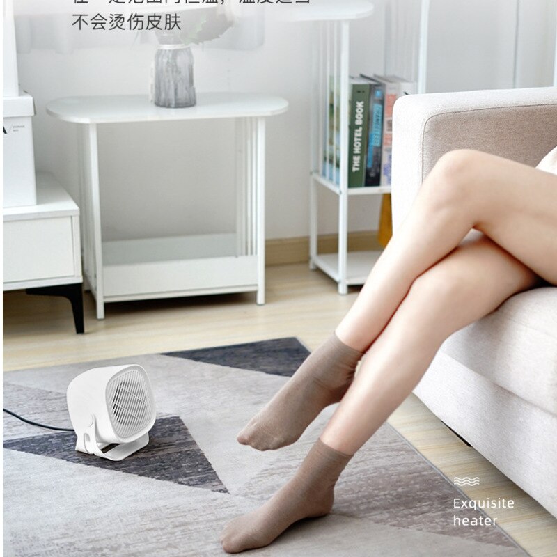 Small Fan Heater Household 220V Heater Desktop Electric Calefactor Portable Warmer Machine For Winter Office Bedroom