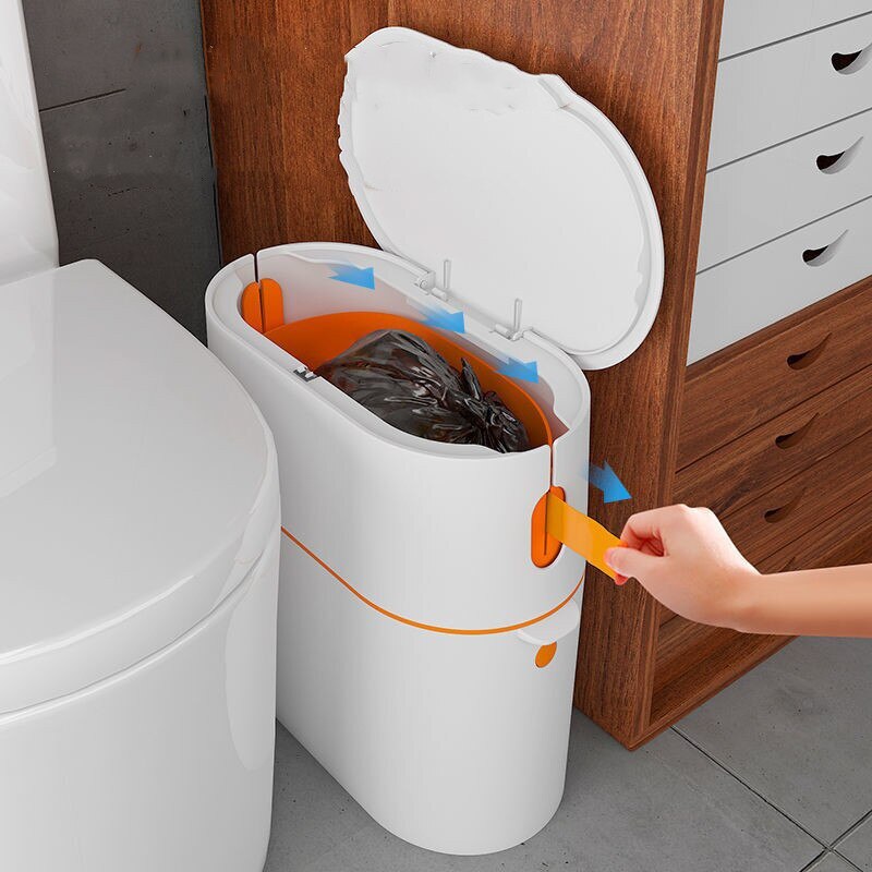 Automatische vuilnisemmer, 16 l, sensor, vuilnisemmer, automatische vuilnisemmer met slimme sensor, keukenafvalbak, prullenmand, touchless badkamer/kantoor, ABS-kunststof vuilnisemmer