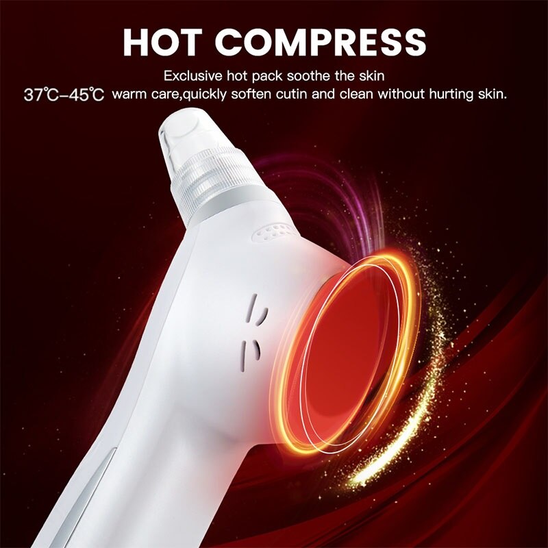 Electric Facial Blackhead Remover Acne Cleaner Black Spots Pore Cleaner Machine Blackhead Black Point Vacuum Cleaner Tool