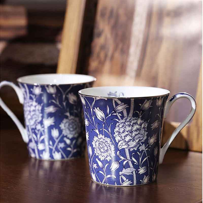 William morris vintage porcelæn te kop europæisk retro vand kop keramisk krus kaffe drinkware køkken tilbehør