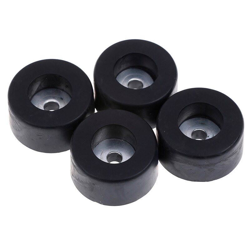 Kabinetter gummifødder dæmper pad base 4 stk slidstærk sort 38mm x 19mm stor case højttaler