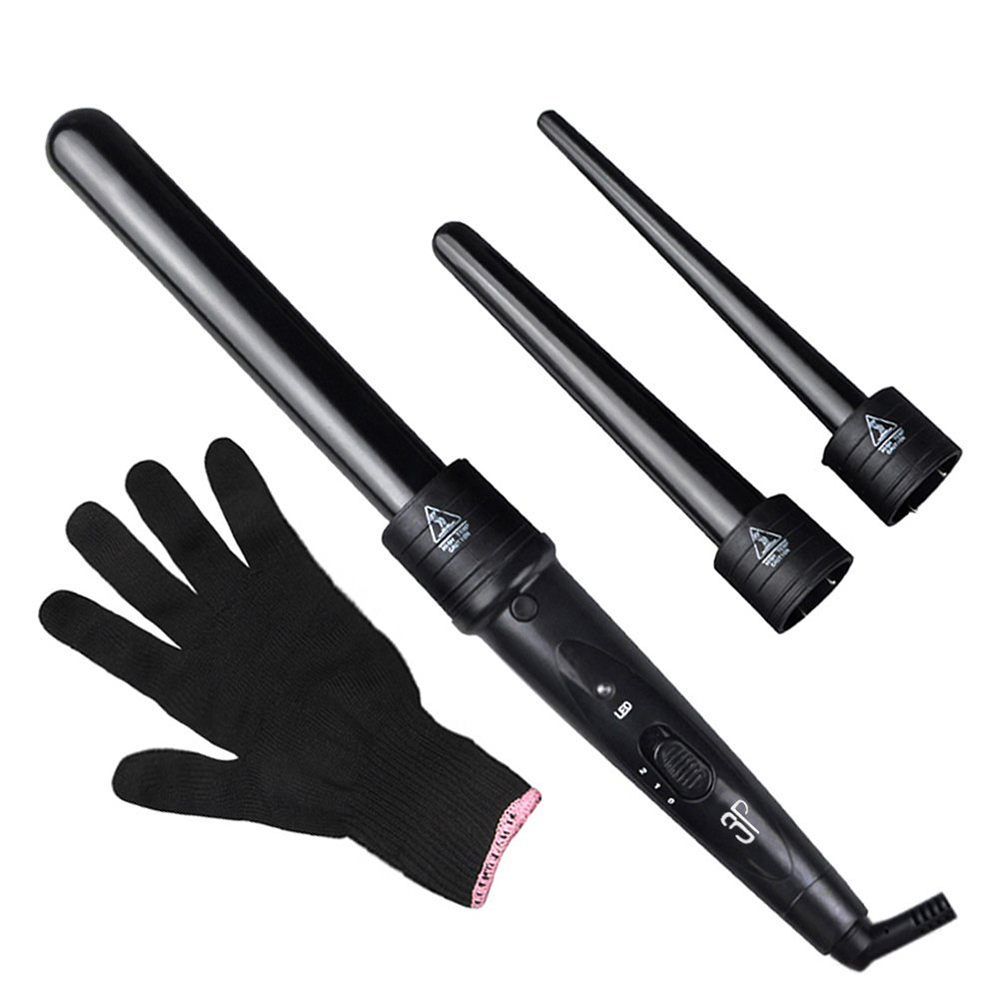 Haar Krultang Grote Golf Haar Waver Hair Curler 9-32 Mm Haar Krimpen Ijzer Styler Gereedschap Professionele Roterende curling Wand Set