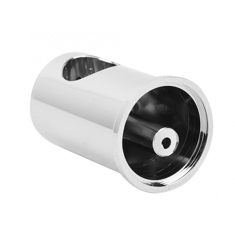Badeværelse justerbar brusehoved holder, bruser holder slider barra ducha, bruser holder slider 2 stk sølv hvid abs