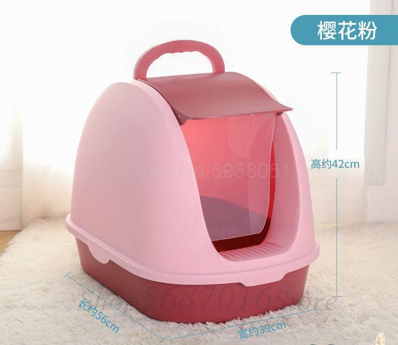 Tabouret de litière Extra Large | Entièrement fermé, pour litière de chat, désodorisation des toilettes Extra Large, tabouret de salade de chat, fournitures de bassin et de chat Semi-enclos: fy12