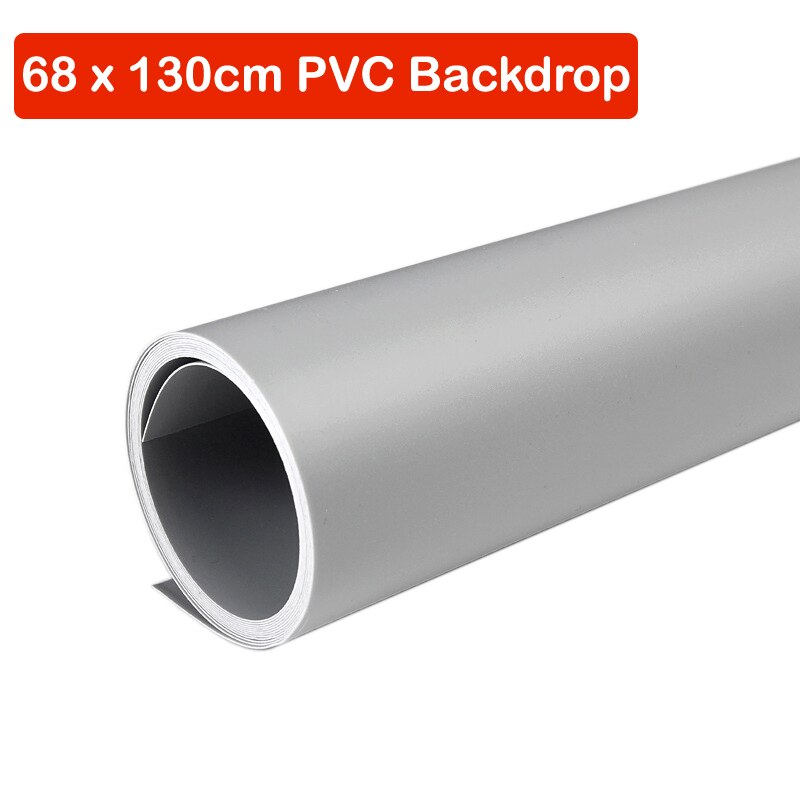 68X130 Cm Grey Pvc Materiaal Achtergronden Achtergrond Anti-Rimpel Voor Foto Studio Fotografie Achtergrond Apparatuur: Grijs