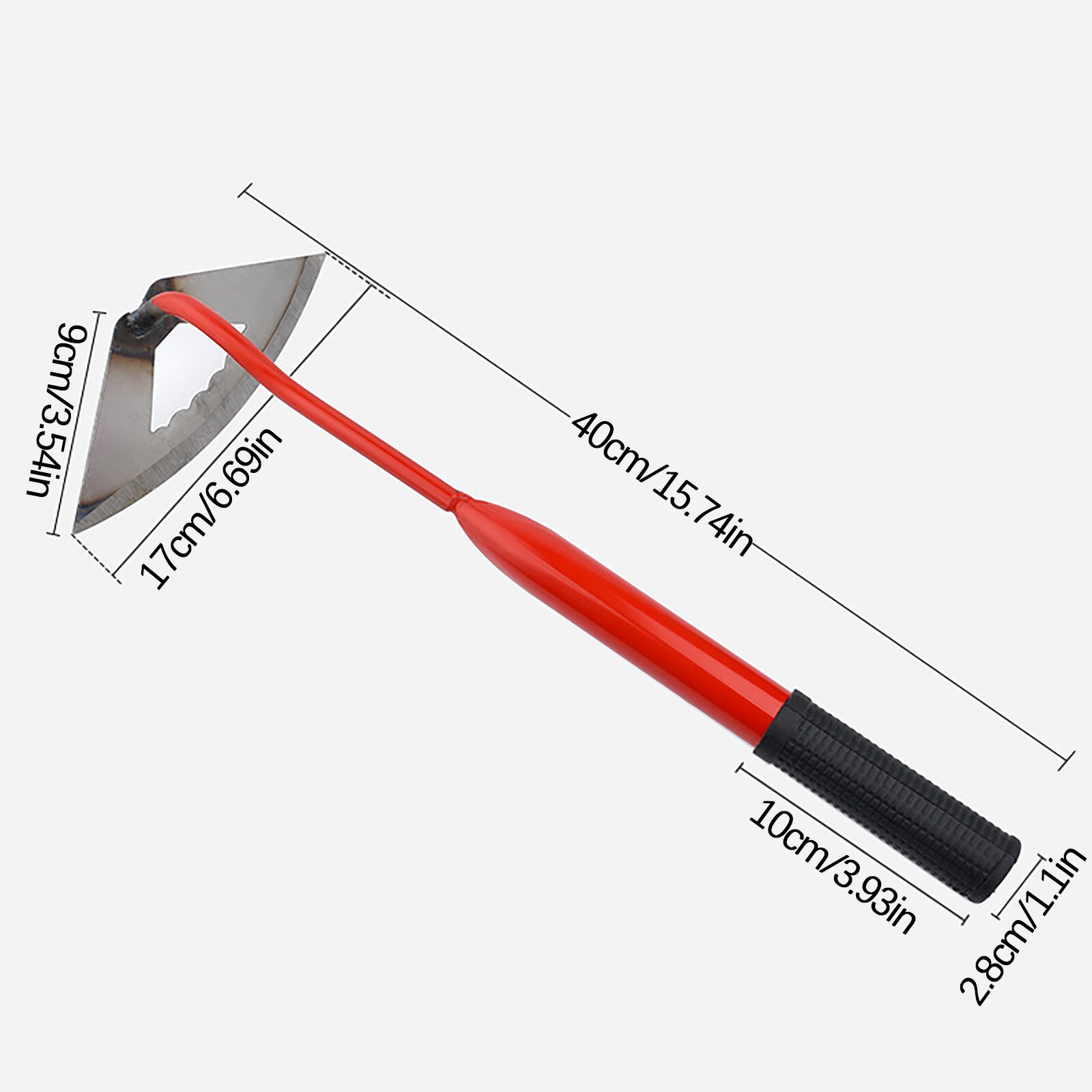 Stainless Steel Farm Hoe Gardening Farm Tool Digging So-il Vegetable Flower Dual-use Hoe Garden Hoe Farmer Tools Accessories