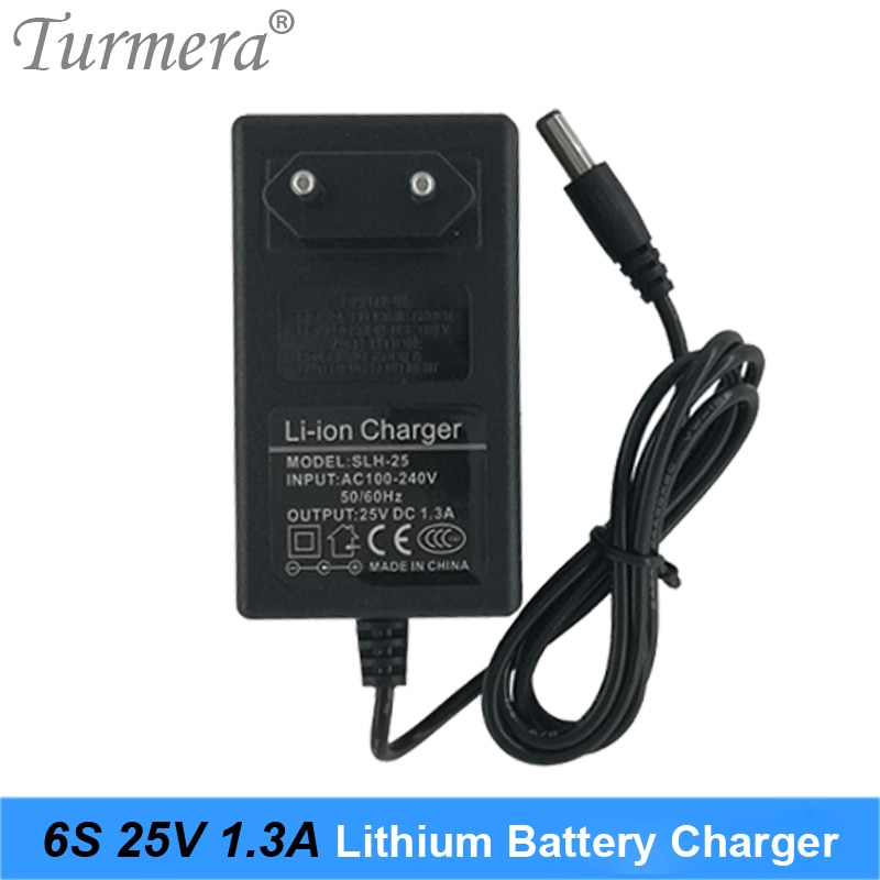 Turmera Lithium Batterieladegerät - 8.4V bis 25V - DC 5.5MM*2.1MM - für 2S-6S 18650 Packs