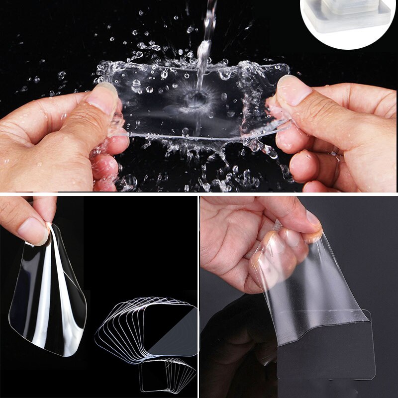 1-5M Double Sided Tape Removable Wall Adhesive Strips Washable Strong Sticky Mounting Tape Multipurpose Transparent Poster Tape